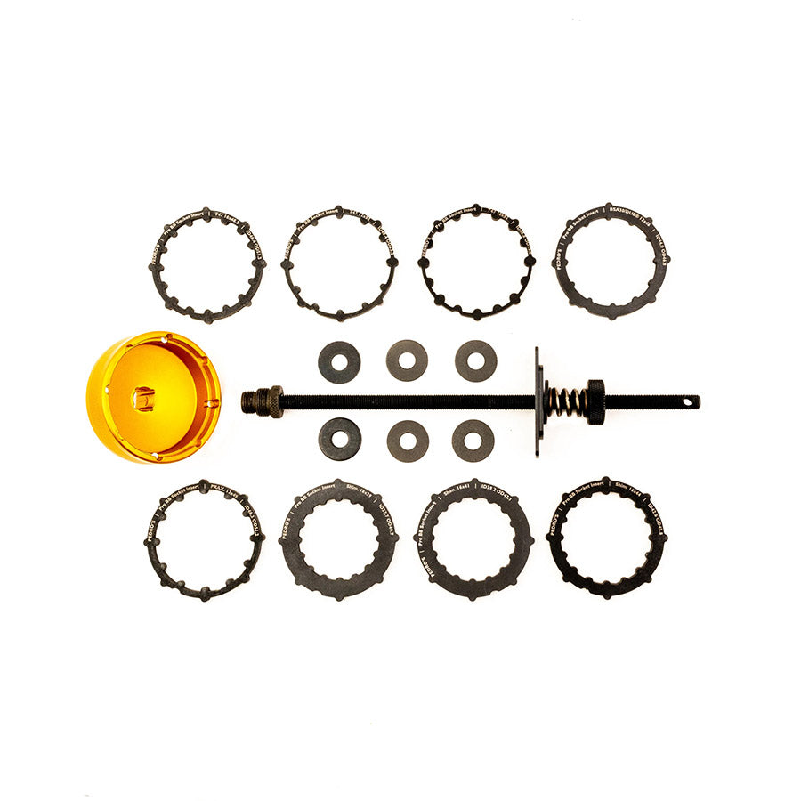 Pedros, Pro BB Socket, Bottom Bracket Tool, Shiamno 16x44, BSA30/DUB 12x46, T47 16x52, & T47 12x52, Set