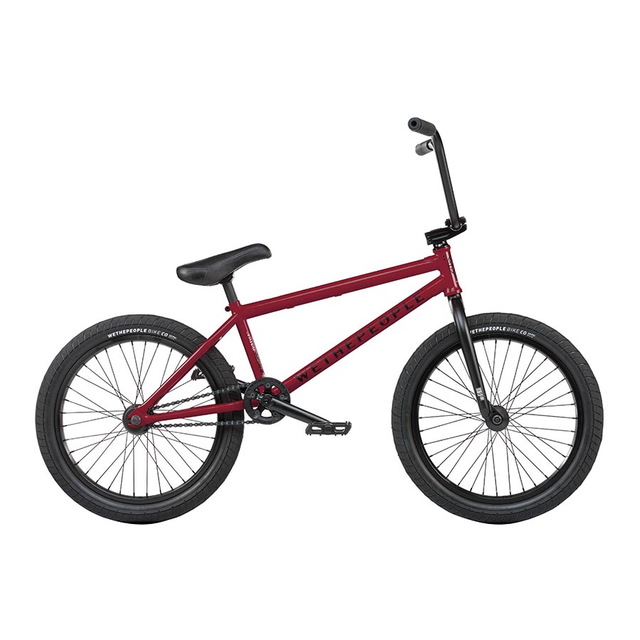 WeThePeople, Justice, BMX, 20'', Matt Velvet Red, 20.75''