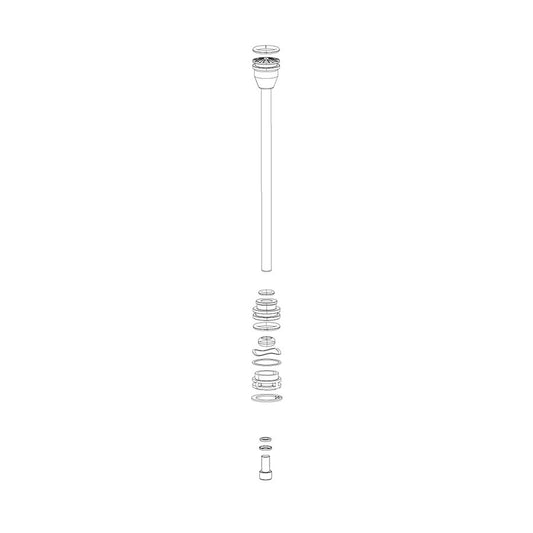 RockShox, Solo Air Spring for RVL SA 140 BLK, 140mm, 11.4018.010.128