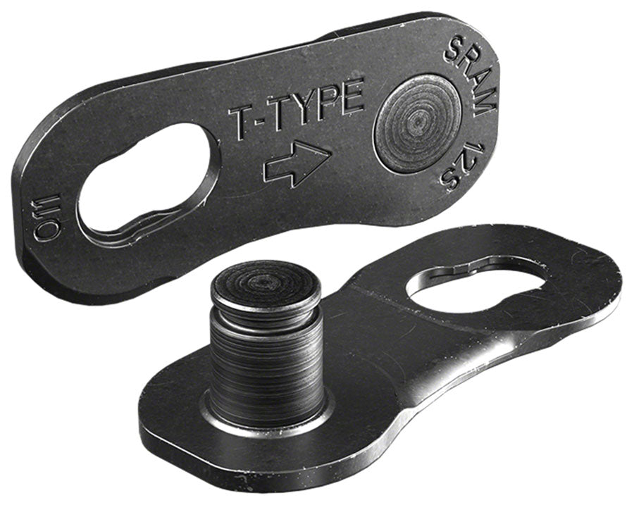 SRAM Eagle T-Type PowerLock Flattop Connector Link - 12-Speed, For Eagle T-Type Flattop Chain Only, PVD Coated, Black