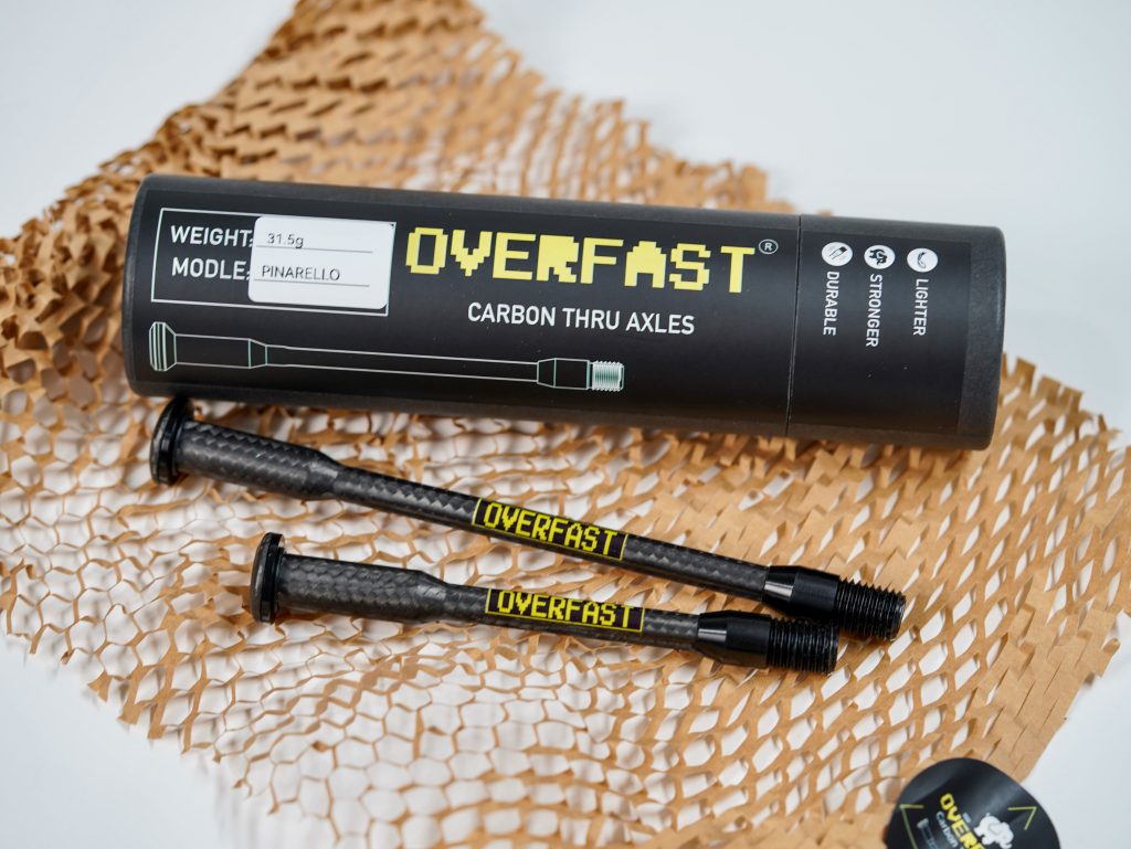 Overfast carbon thru axles