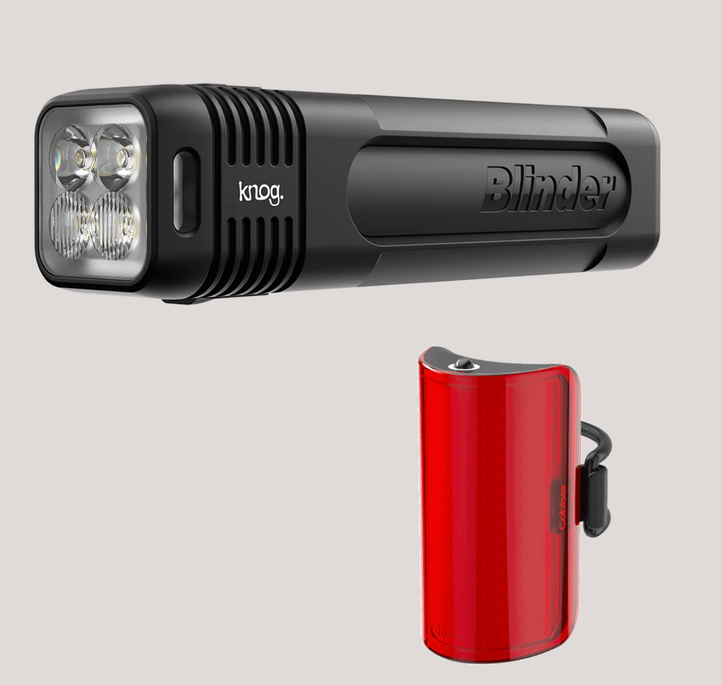 Knog Blinder 900 & Mid Cobber Rear Bike Light Set