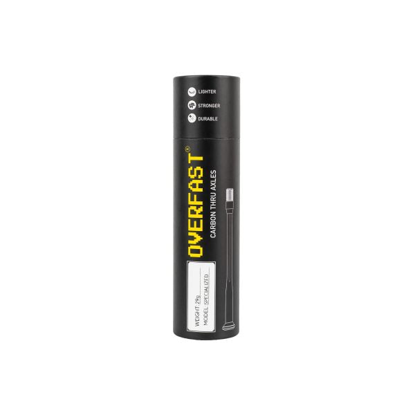 Overfast carbon thru axles